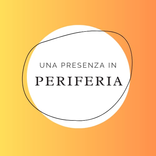 logo periferie giallo